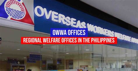 Directory: OWWA Regional Welfare Office Locations in the Philippines.